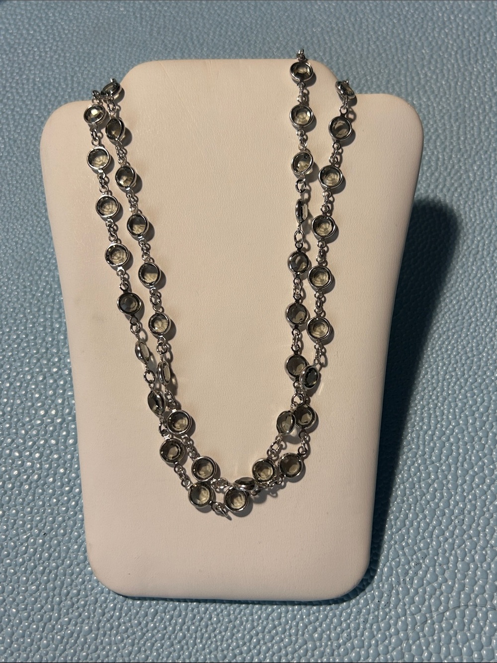 Touchstone Crystal by Swarovski Chanelle Necklace Black Diamond